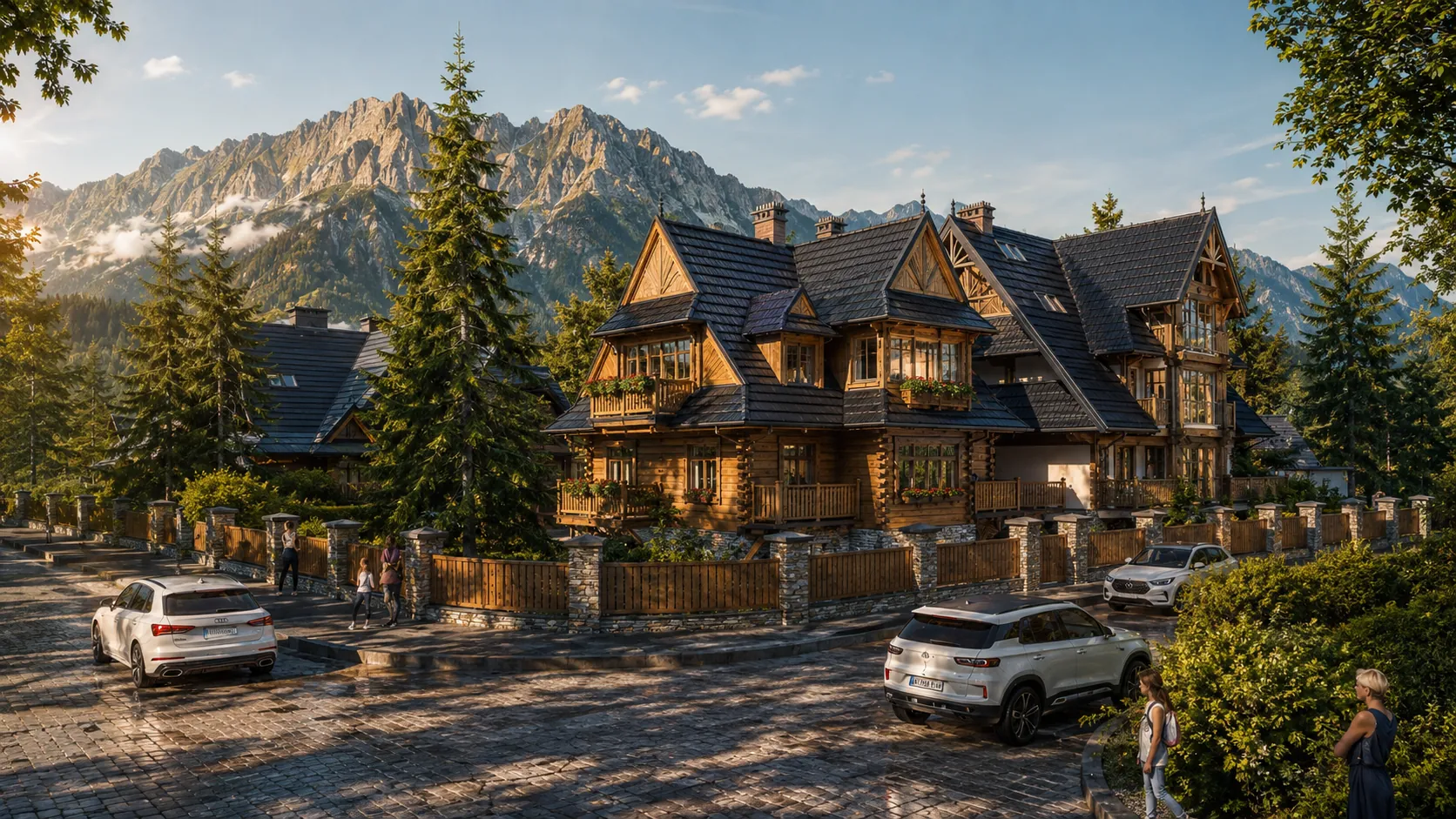 Frontowa elewacja Villa Montana